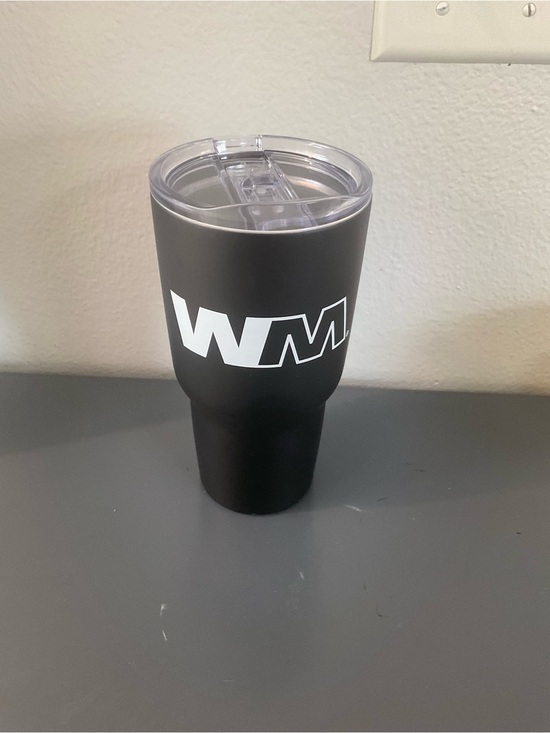 Kong Other - Kong Black Travel Tumbler with White WM Logo